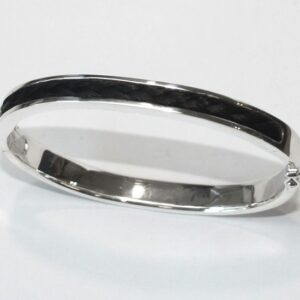 Zilveren spang armband 7 mm