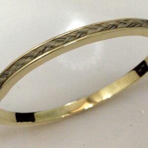 Geel gouden spang armband