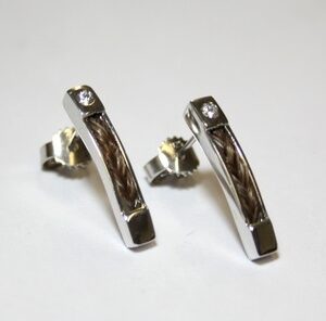 Oorbellen zilver recht